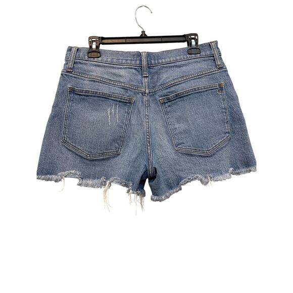Madewell High Rise Denim Shorts, Light Distressing, Size 30 - Picture 4 of 6